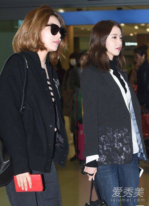 少女时代春装街拍 林允儿早春粉嫩登场