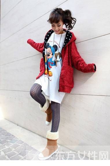 女生冬季卡哇伊衣服搭配 怎么看都超级cute