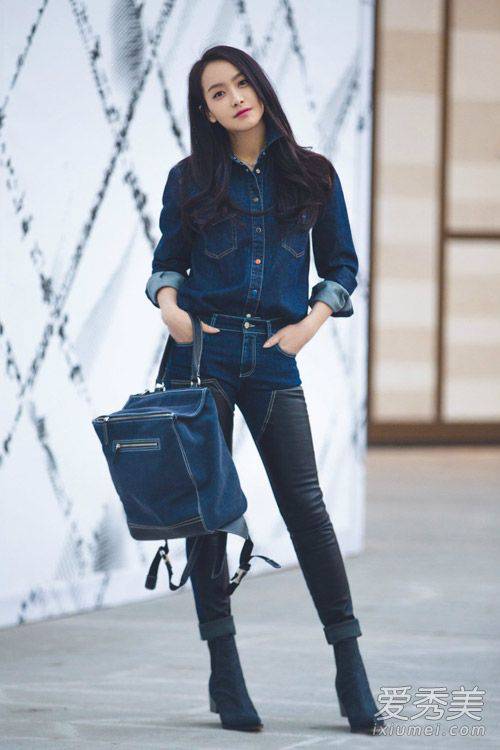 宋茜身材好又会穿 赶紧学她的早春穿衣经