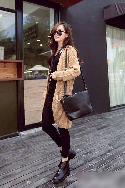 秋季毛衣最佳搭配 甜美气质就是怎么来的