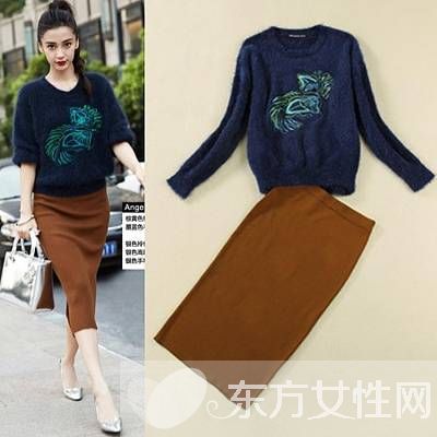 春季马海毛毛衣搭配 不仅御寒还狂凹造型