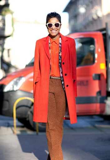 桔色风衣搭配技巧 风衣控千万别错过