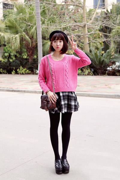 秋季毛衣复古风搭配 这么穿你也是时尚达人