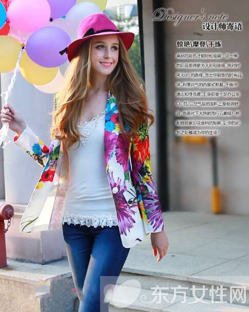 2016时尚春装小外套 简约修身小西装超显气质