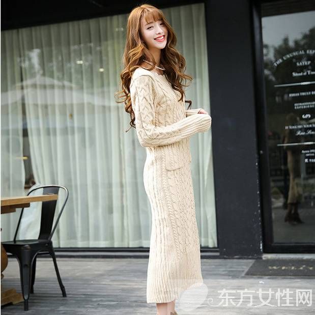 学毛线短裙搭配技能 时尚达人都是这么穿的