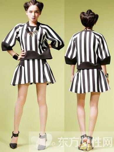 巧搭春季潮流时装 打造摩登女孩的气息