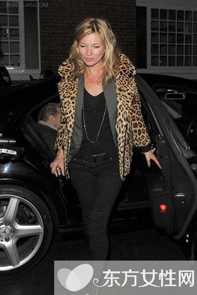 豹纹大衣时髦穿搭法 今冬就要这么潮