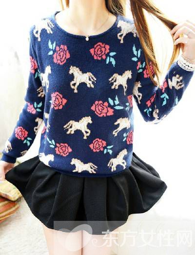 甜美毛衣这样搭 简约时尚最迷人