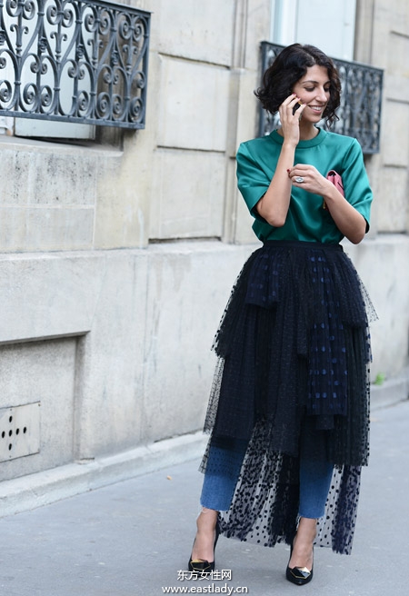 2014春夏巴黎时装周街拍集锦