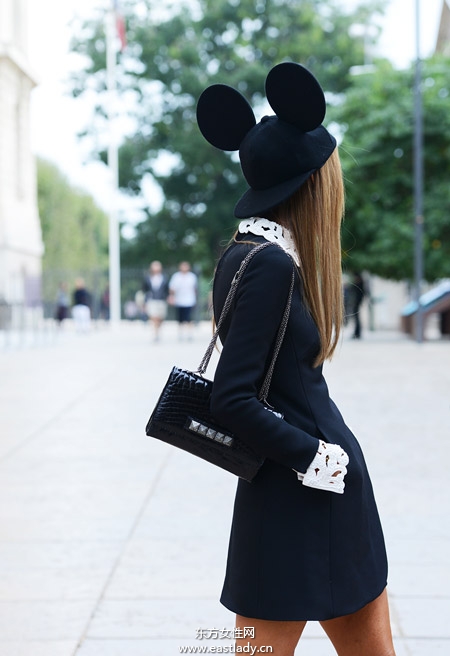 2014春夏巴黎时装周街拍集锦