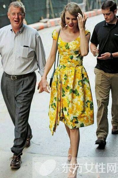 街拍天后taylorswift时尚街拍秀 教你如何玩转复古风