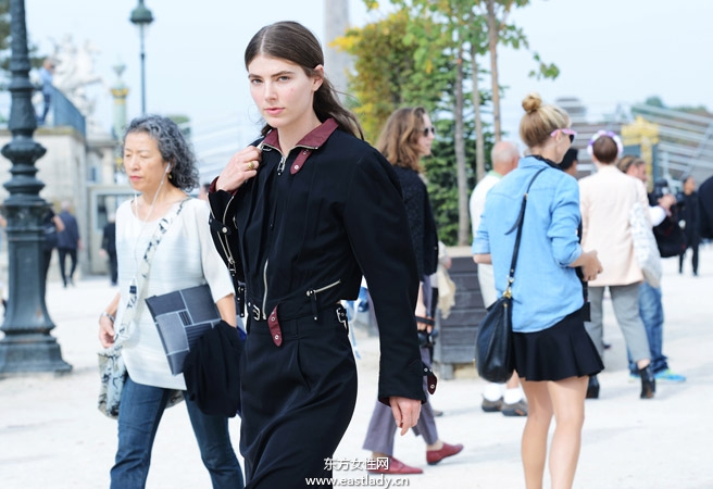 2014春夏巴黎时装周街拍集锦