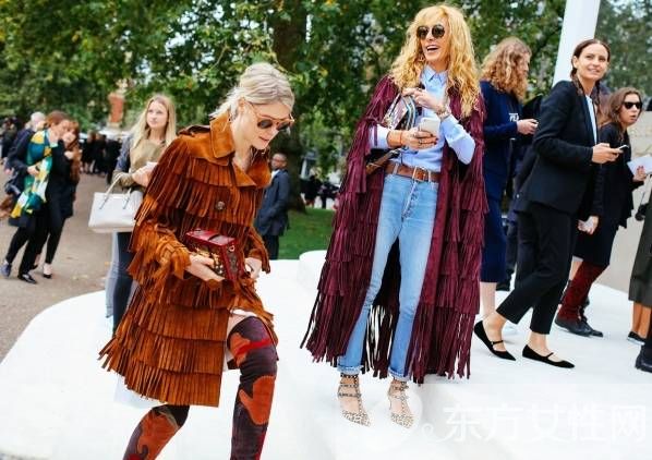 2016伦敦时装周街拍秀 街头潮人引领伦敦时尚