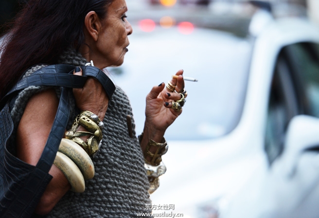 2014春夏巴黎时装周街拍集锦