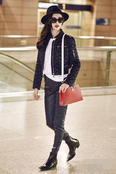 唐嫣最新春季街拍 私服搭配品味更赞