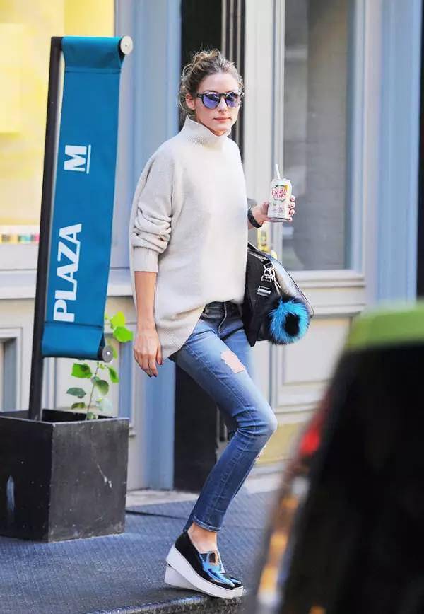 看时尚界名模街拍 教你如何穿好白色小清新