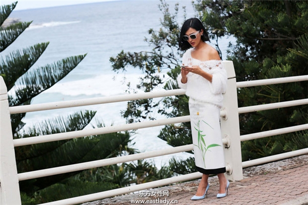 2014年澳大利亚悉尼时装周看时尚达人街拍秀