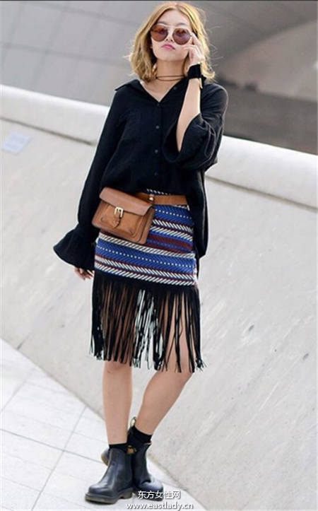  首尔时装周 时尚达人都这样穿