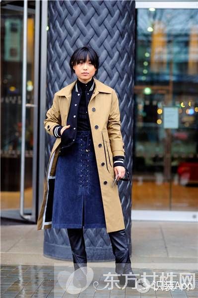 谁说时尚的人儿不怕冷 快看她们的两层外套穿搭法