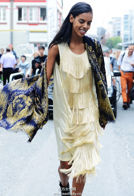 2014春夏巴黎时装周街拍集锦