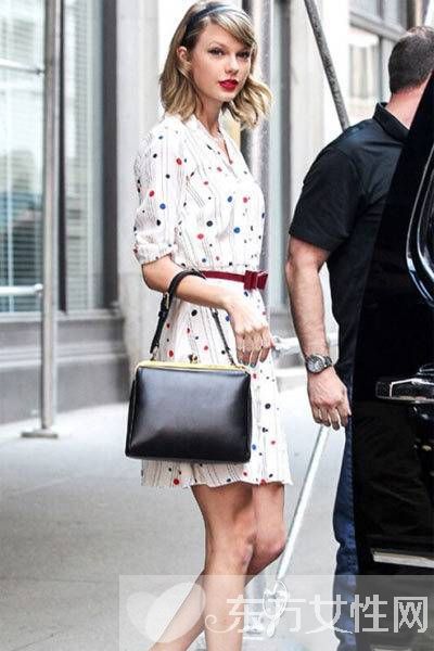 街拍天后taylorswift时尚街拍秀 教你如何玩转复古风