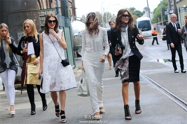 2014年澳大利亚悉尼时装周看时尚达人街拍秀