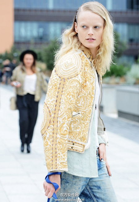 2014春夏巴黎时装周街拍集锦