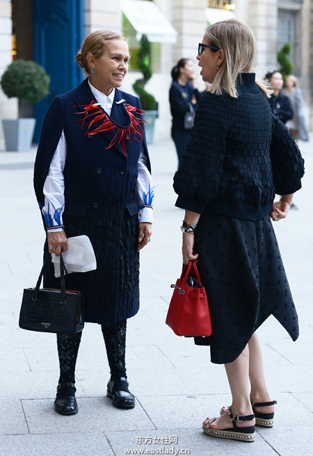 2014春夏巴黎时装周街拍集锦