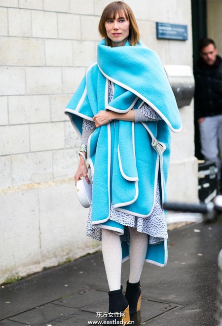 2014巴黎高定时装周欧美达人街拍秀