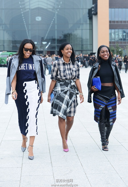 2014春夏巴黎时装周街拍集锦