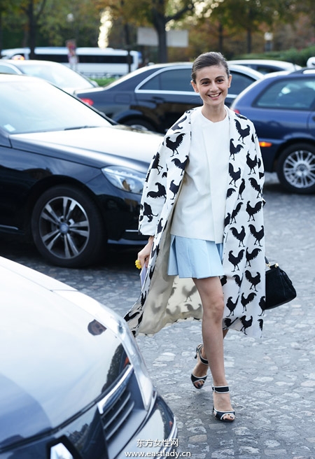 2014春夏巴黎时装周街拍集锦