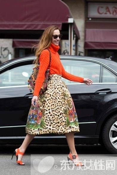看名模潮人如何演绎豹纹时尚穿搭术