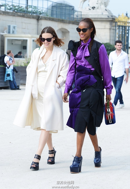 2014春夏巴黎时装周街拍集锦