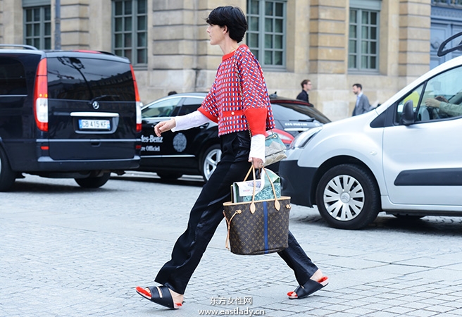 2014春夏巴黎时装周街拍集锦