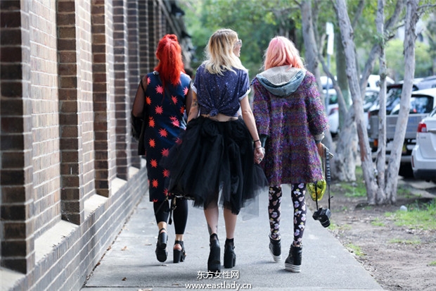 2014年澳大利亚悉尼时装周看时尚达人街拍秀