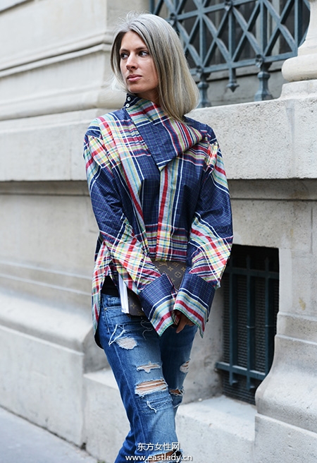 2014春夏巴黎时装周街拍集锦