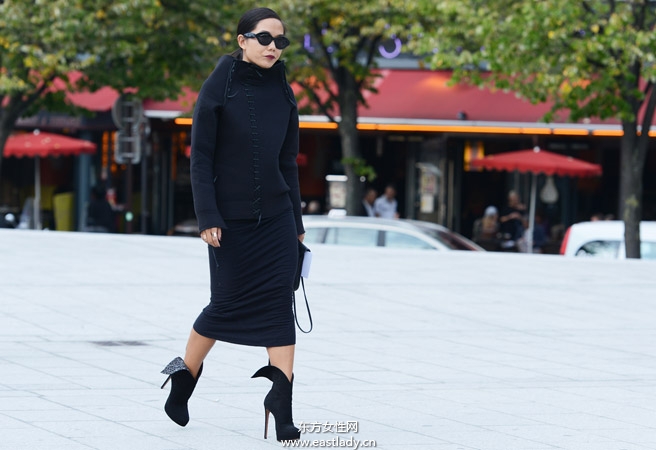 2014春夏巴黎时装周街拍集锦