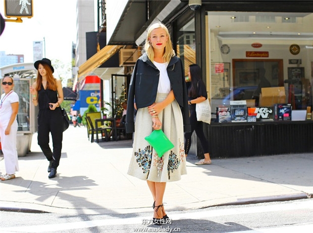 2013纽约时装周时尚达人街拍秀