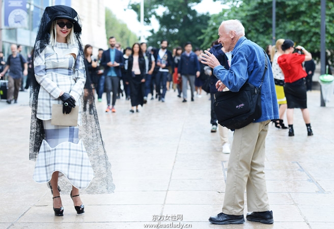 2014春夏巴黎时装周街拍集锦