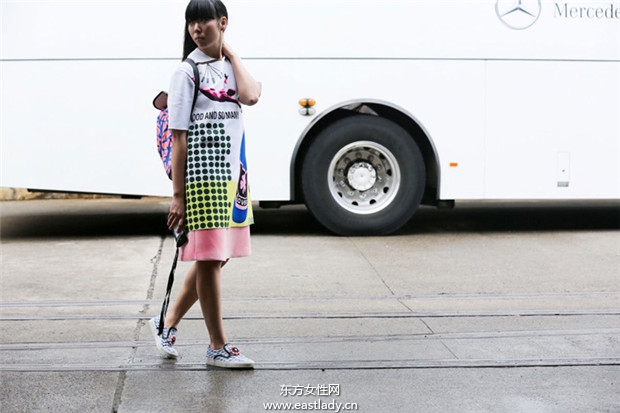 2014年澳大利亚悉尼时装周看时尚达人街拍秀