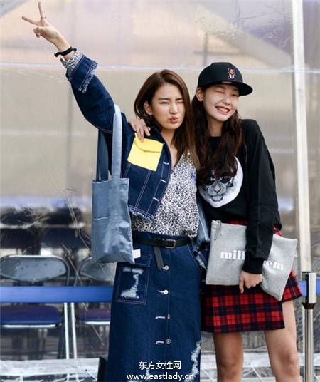  首尔时装周 时尚达人都这样穿