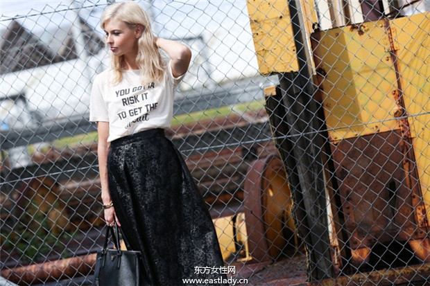 2014年澳大利亚悉尼时装周看时尚达人街拍秀