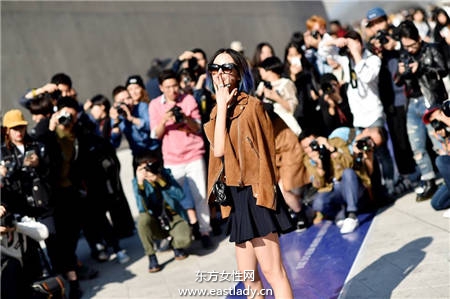  首尔时装周 时尚达人都这样穿