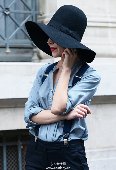 2014春夏巴黎时装周街拍集锦