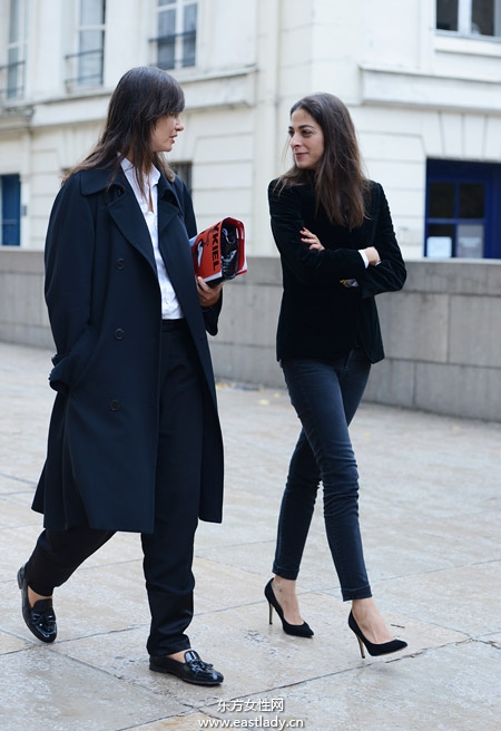 2014春夏巴黎时装周街拍集锦