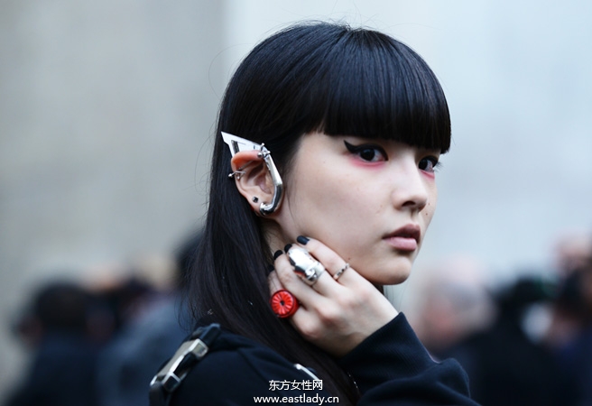 2014春夏巴黎时装周街拍集锦