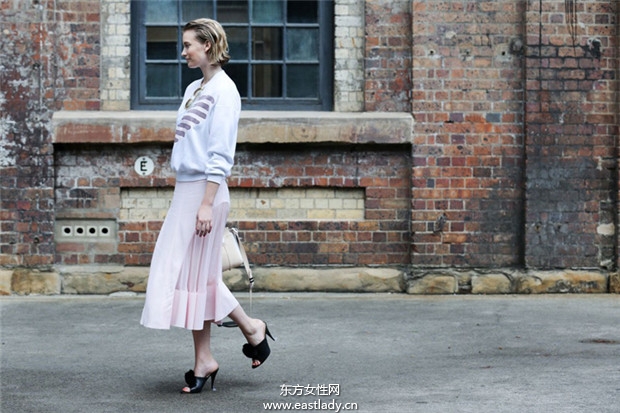 2014年澳大利亚悉尼时装周看时尚达人街拍秀