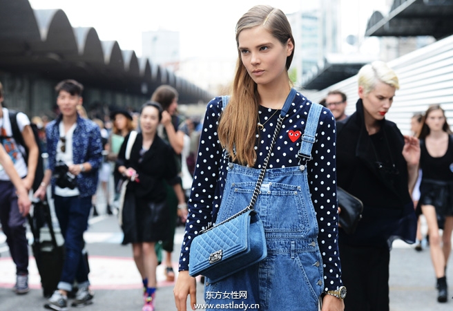 2014春夏巴黎时装周街拍集锦