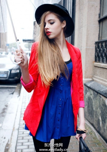 2013秋冬巴黎时装周场外街拍秀