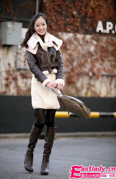 韩版大翻领外套 让美丽浑然天成